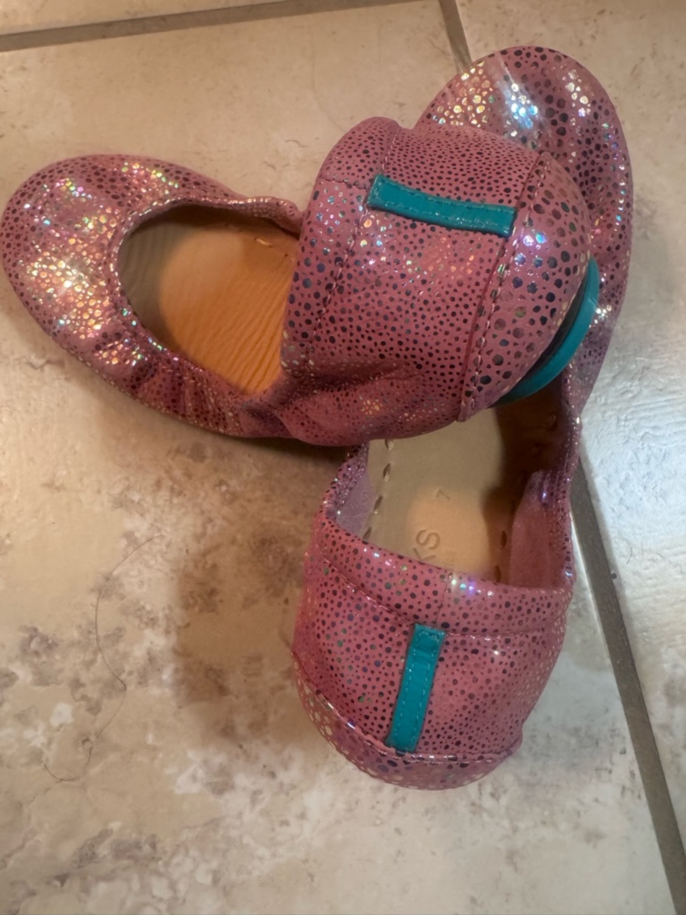 Tieks Exclusive Fairy Dust Size 7 Brand New Never Worn